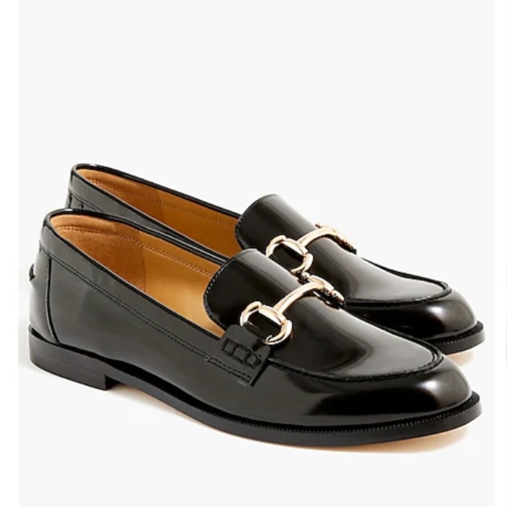 K Crew Factory Women’s Classic Loafers Black Patent